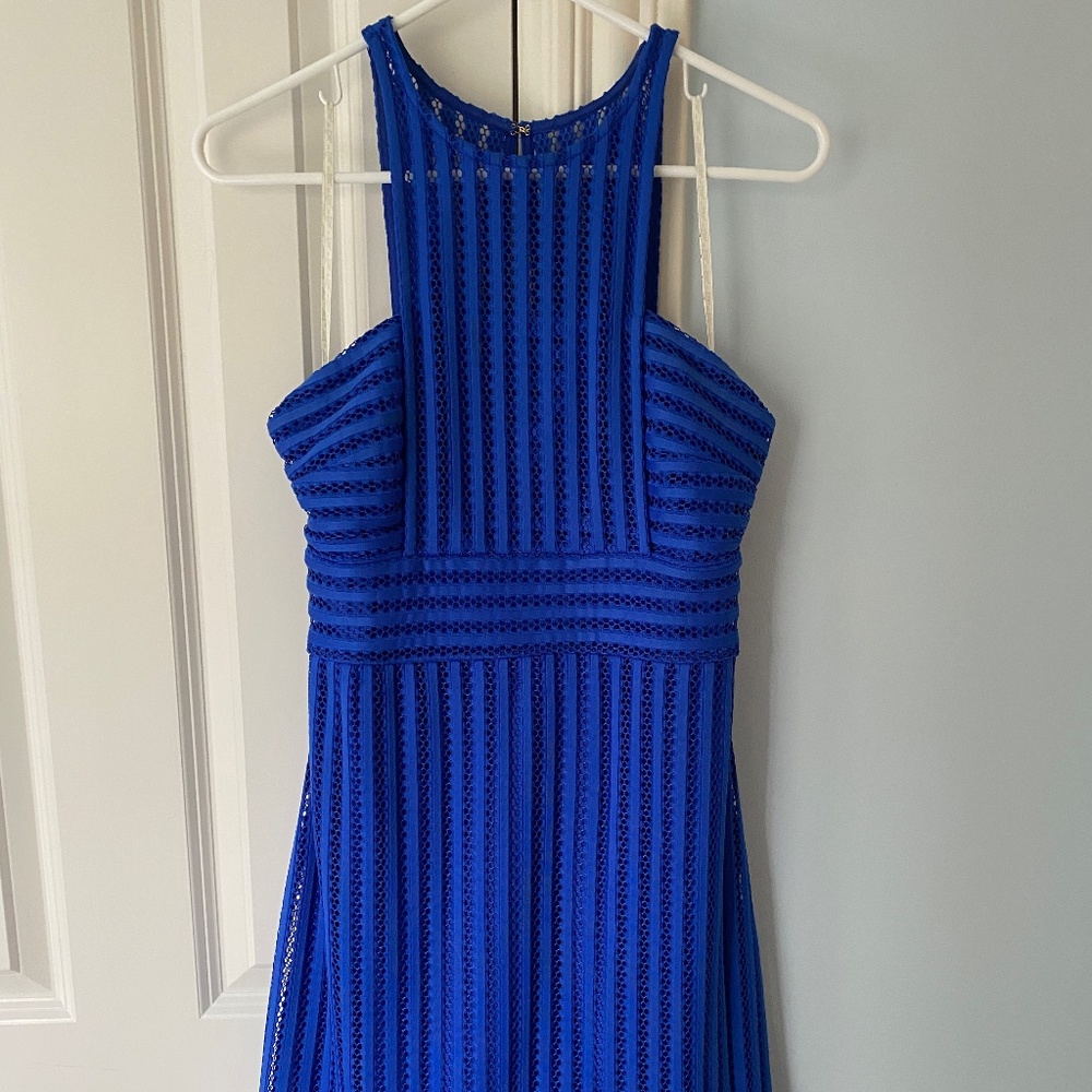 Lilly Pulitzer royal blue mini dress size XS